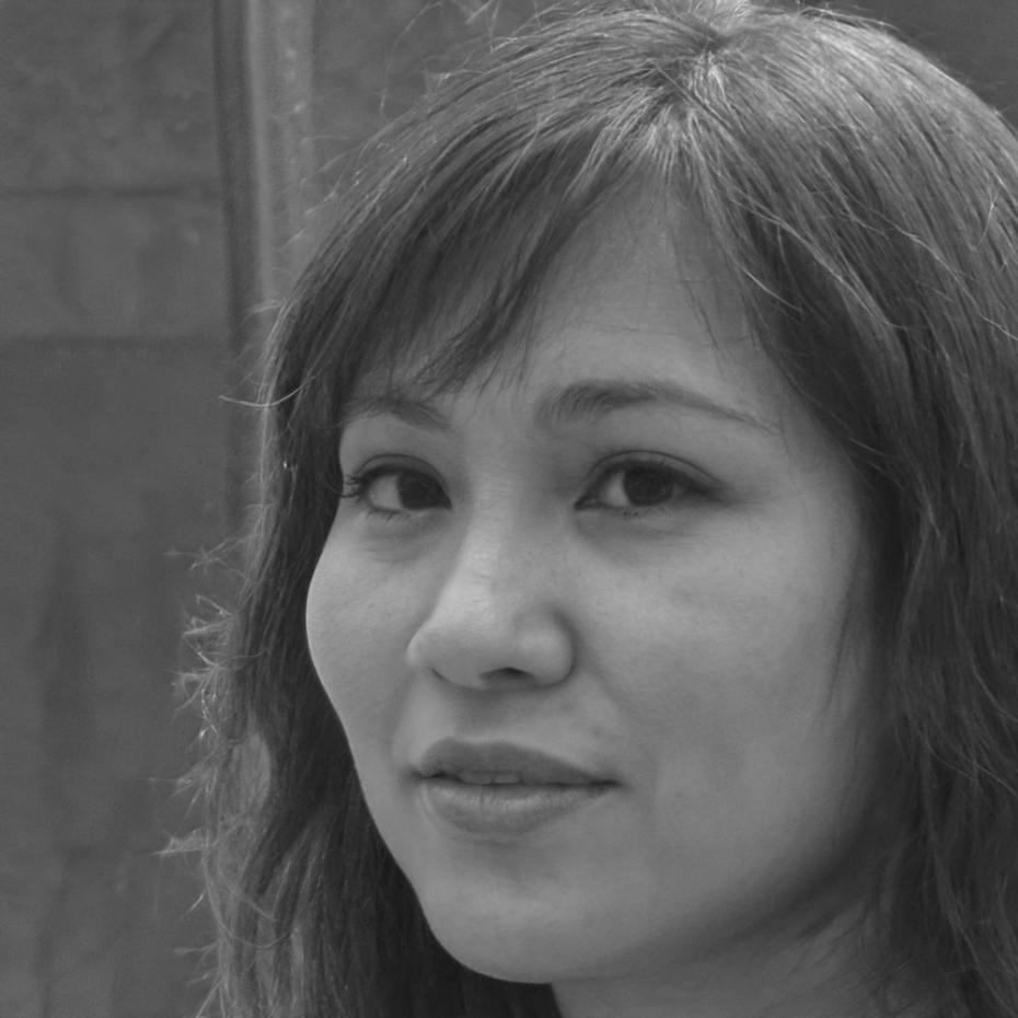 Portrait Dozentin Aino Virtanen für Präsentationstechnik